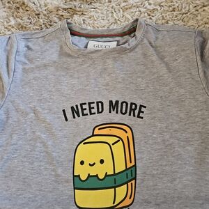 Gucci Kids Gray Graphic T-Shirt